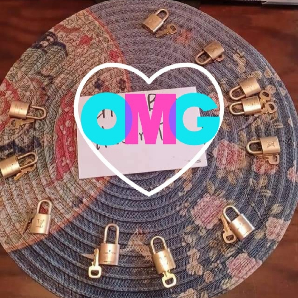 LOUIS VUITTON BUNDLE OF 2 SETS. LOCK&KEY SETS.